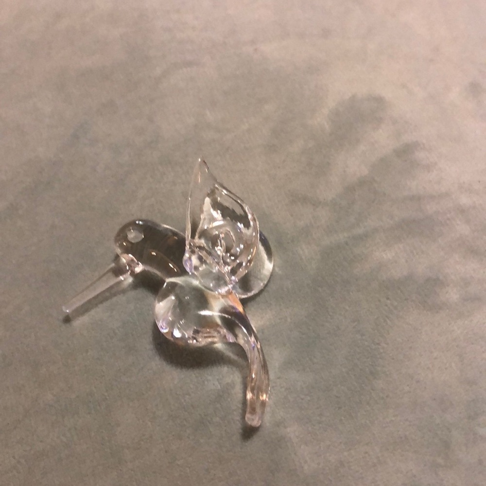 Glass Hummingbird vintage